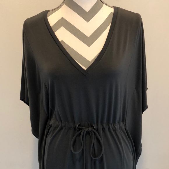 Calvin Klein Flutter Sleeve Dress - Picture 2 of 9